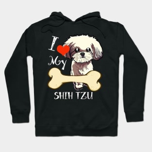 Shih Tzu T-Shirt - I Love My Shih Tzu Hoodie